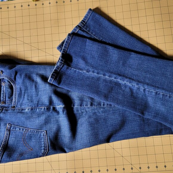 Levi's 505 Straight Leg Jeans Misses Size 8 Long - Picture 8 of 9